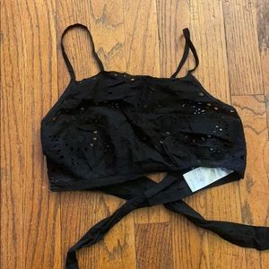 Black urban outfitters crop top